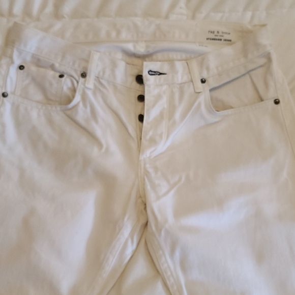rag & bone Other - Rag & Bone Fit 2 Slim Leg, 33, white jeans